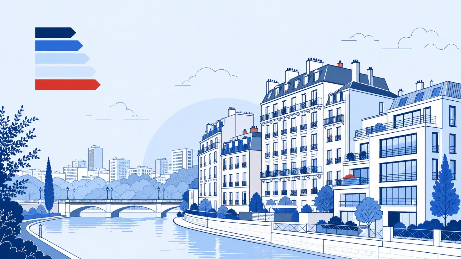 Illustration du parc immobilier à Charenton-le-Pont pour un diagnostic de performance énergétique local