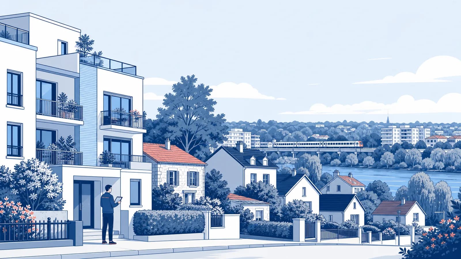 Illustration du parc immobilier à Chelles pour un diagnostic de performance énergétique local