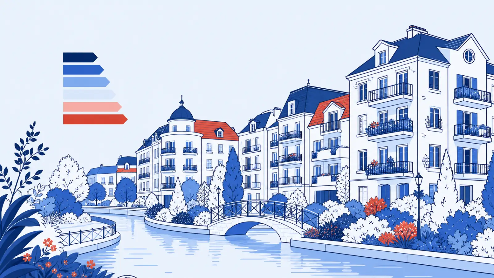 Illustration du parc immobilier à Le Plessis-Robinson pour un diagnostic de performance énergétique local