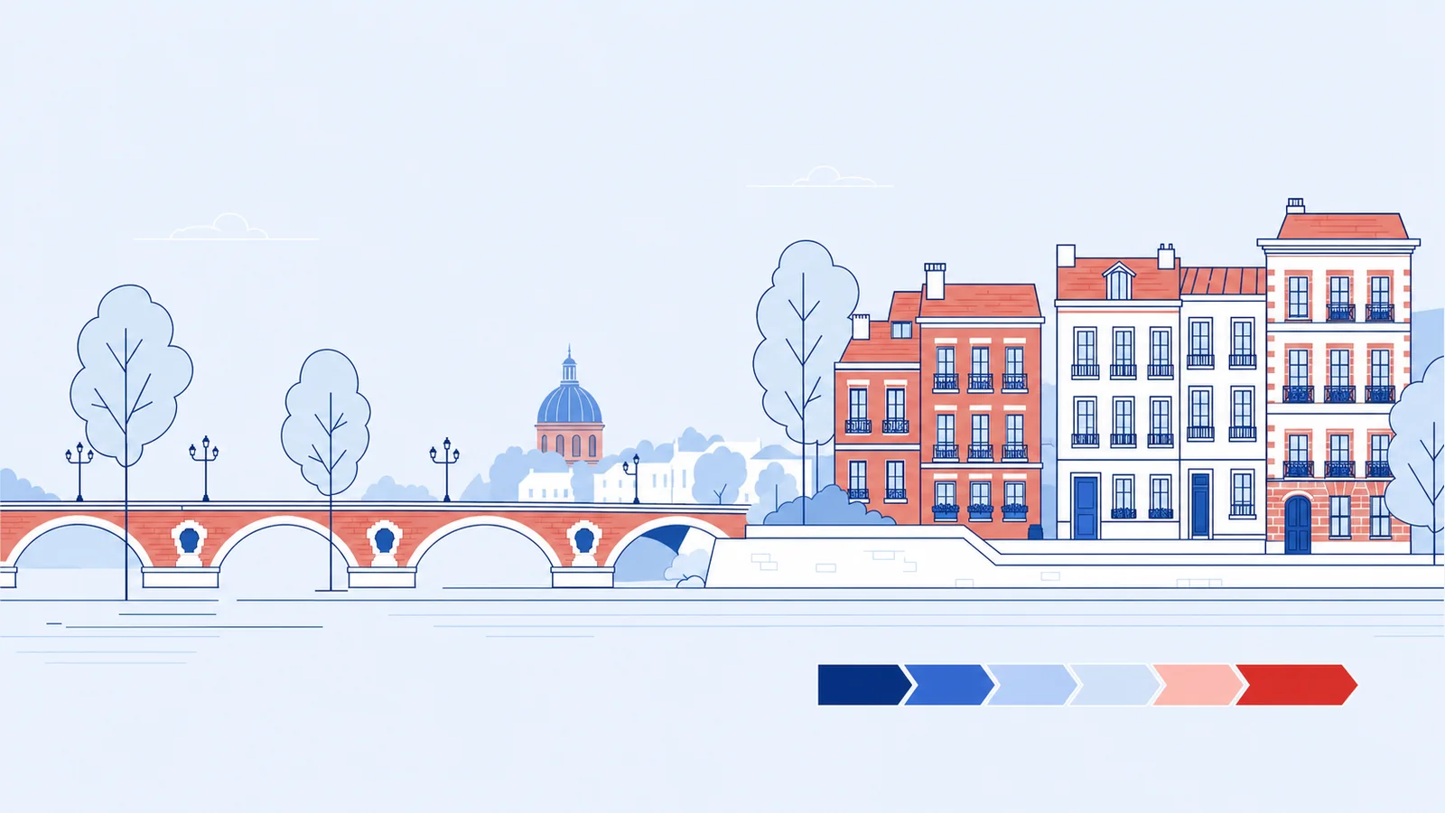 Illustration du parc immobilier à Toulouse pour un diagnostic de performance énergétique local