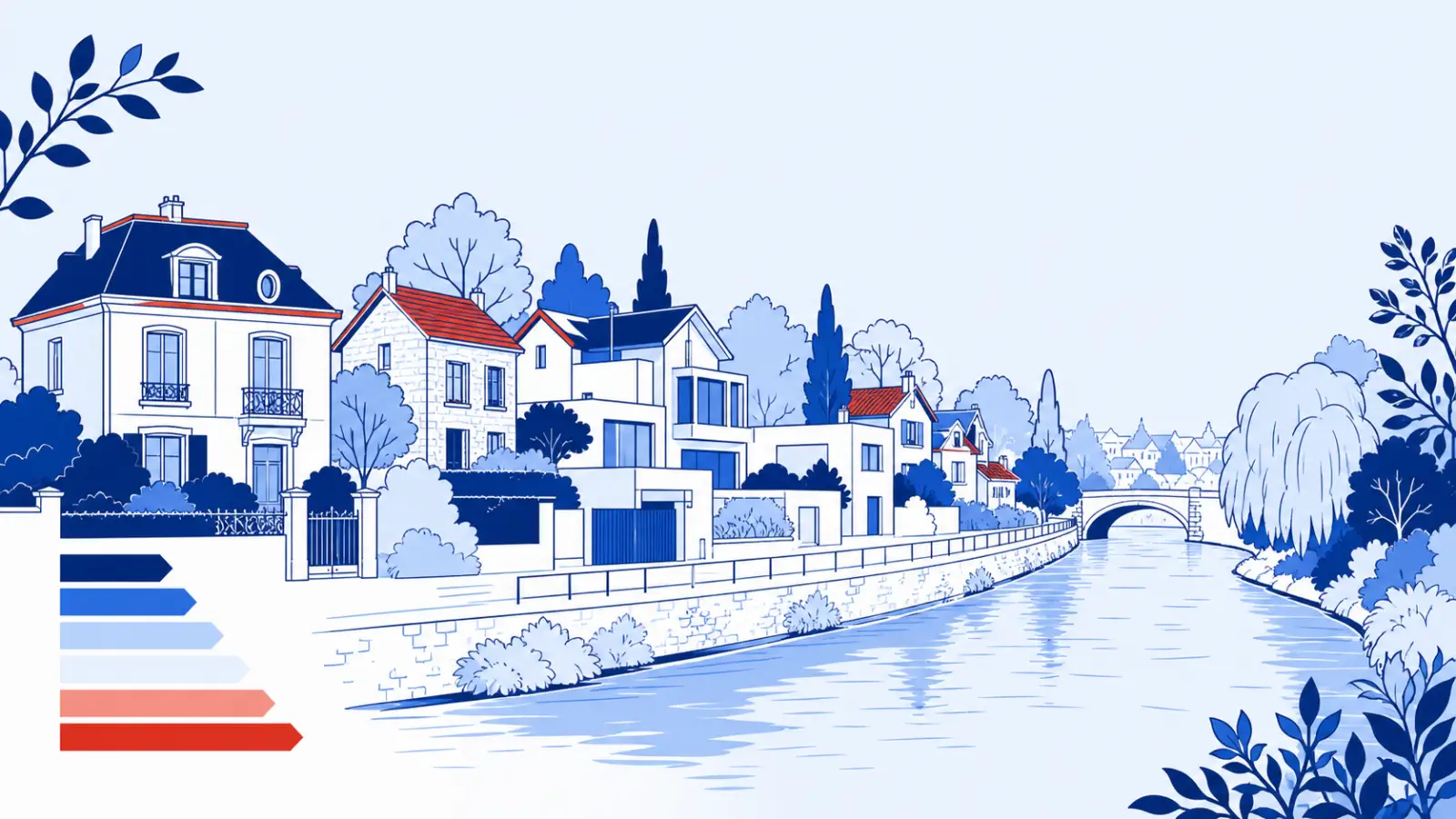 Illustration du parc immobilier à Bry-sur-Marne pour un diagnostic de performance énergétique local