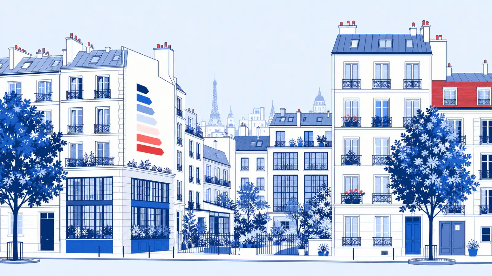 Illustration du parc immobilier à Paris 11e pour un diagnostic de performance énergétique local