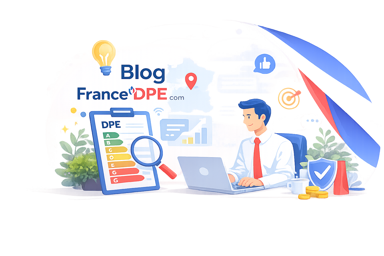 France DPE blog workspace illustration