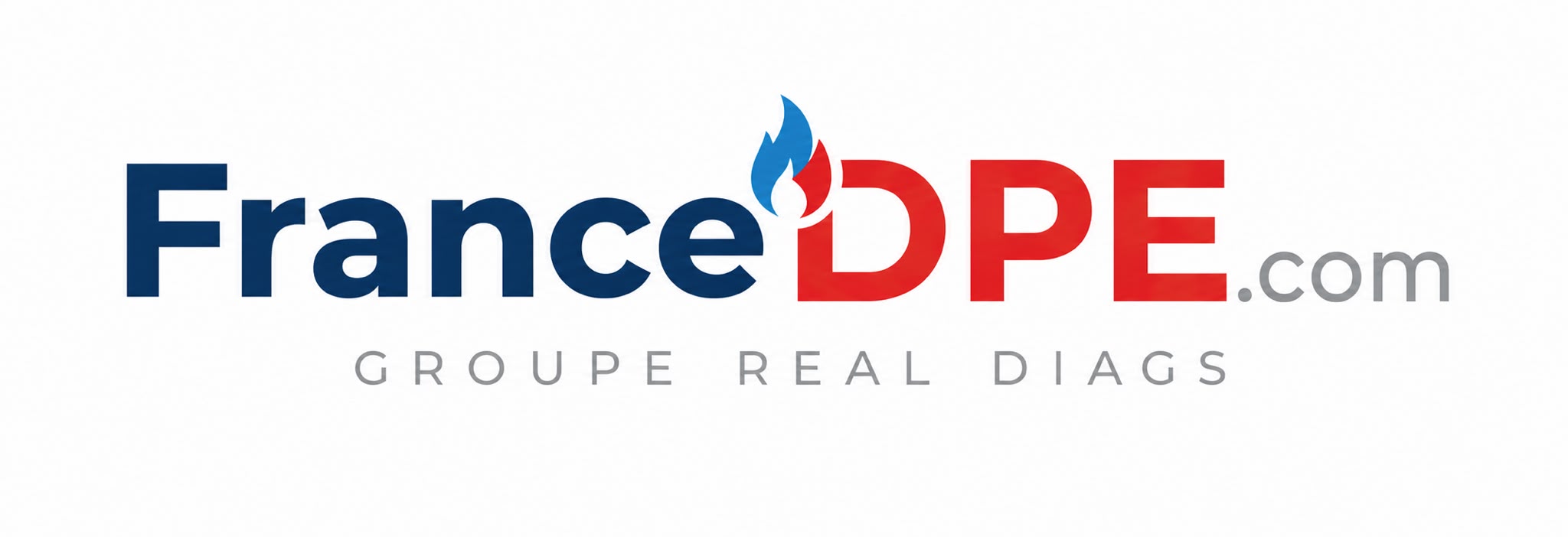 Logo officiel FranceDPE diagnostic immobilier certifié Bureau Veritas COFRAC