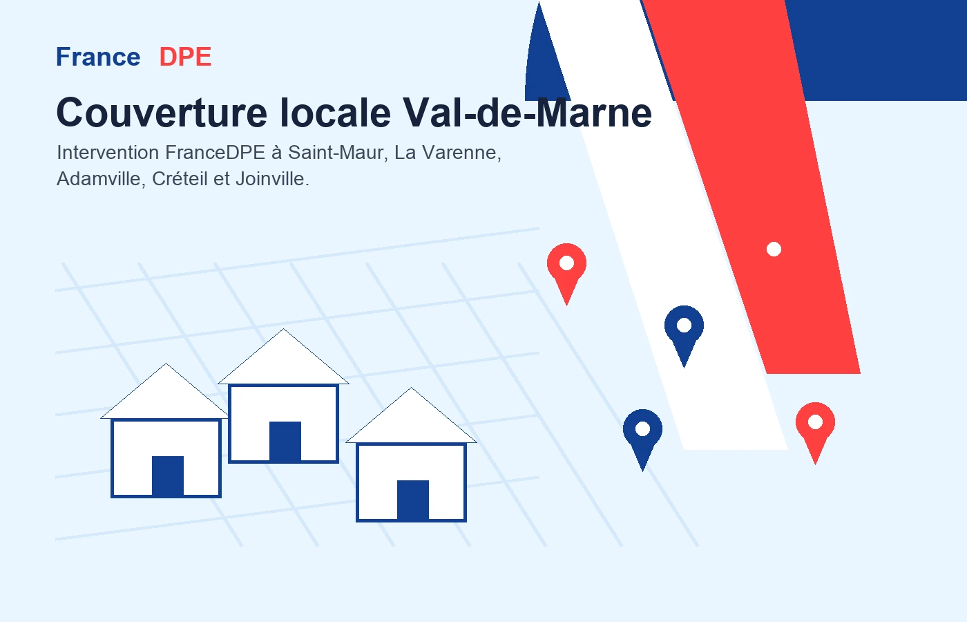 Couverture locale FranceDPE Saint-Maur-des-Fossés Val-de-Marne diagnostic immobilier DPE