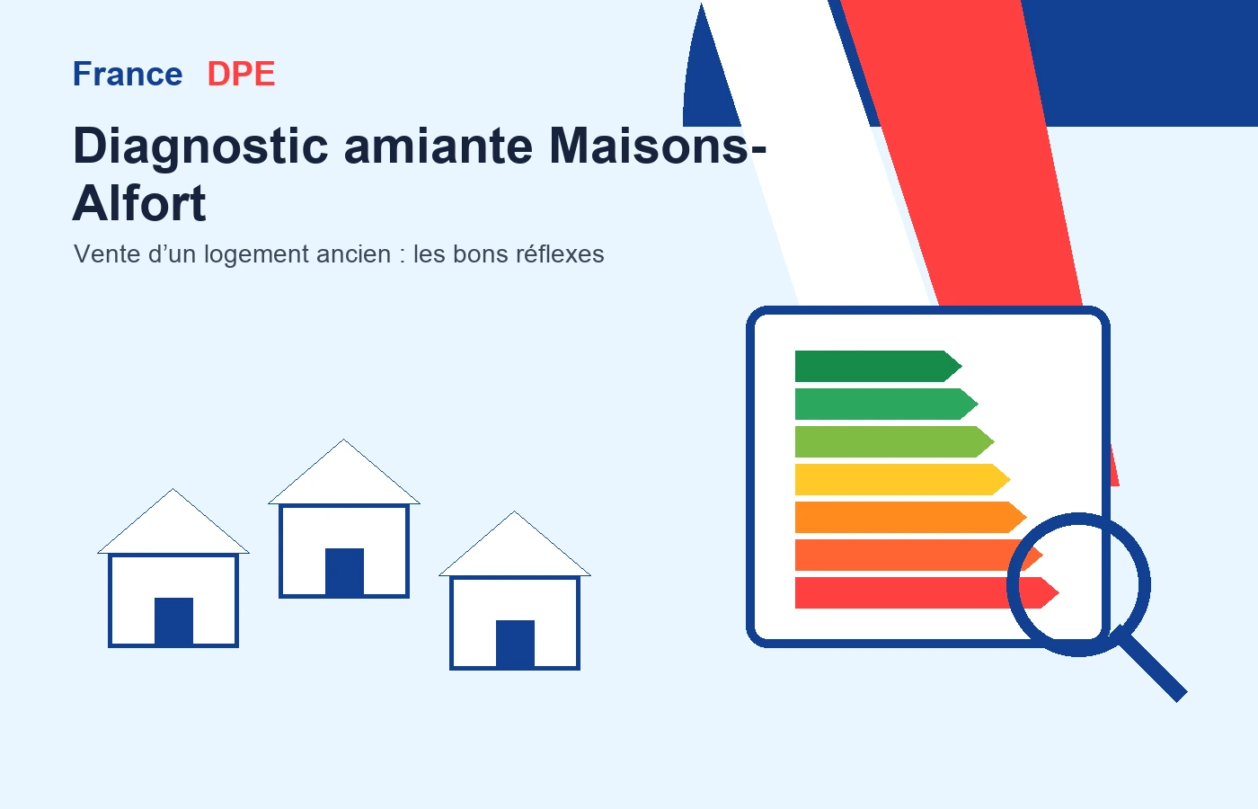 Diagnostic amiante Maisons-Alfort FranceDPE vente logement ancien Val-de-Marne