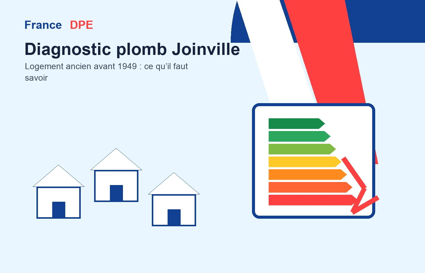 Diagnostic plomb Joinville-le-Pont FranceDPE CREP logement ancien avant 1949