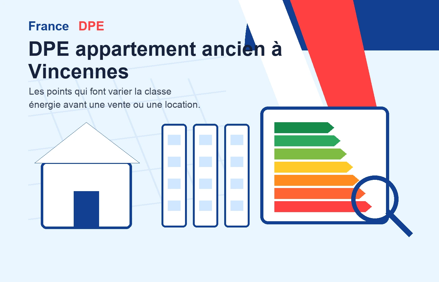 DPE appartement ancien Vincennes FranceDPE - diagnostic énergétique avant vente ou location