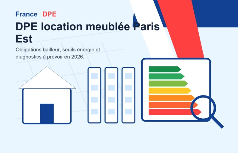 DPE location meublée Paris Est FranceDPE - obligations bailleur et diagnostics immobiliers