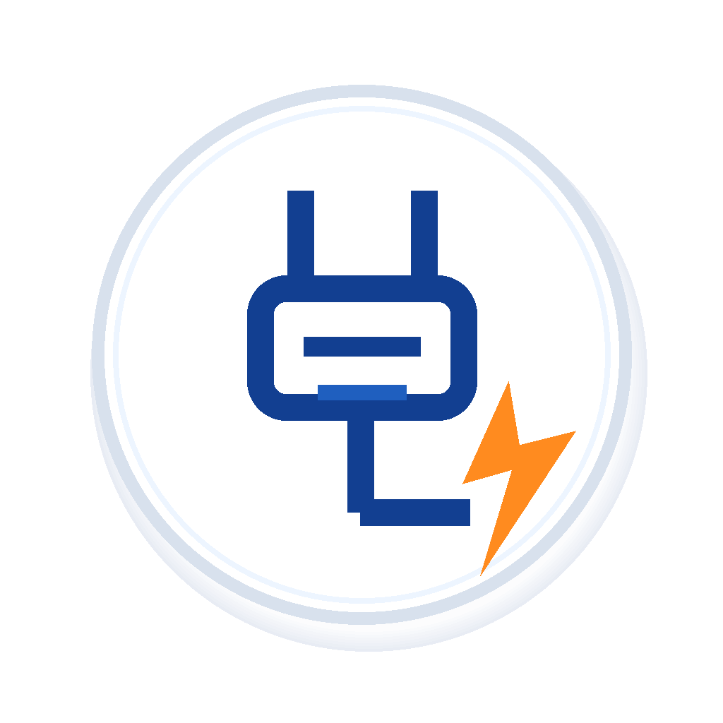 Icône électricité FranceDPE - diagnostic électrique obligatoire pour vendre ou louer