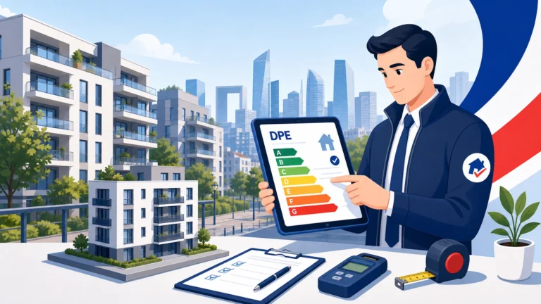 DPE Courbevoie FranceDPE diagnostic énergétique appartement vente location Hauts-de-Seine