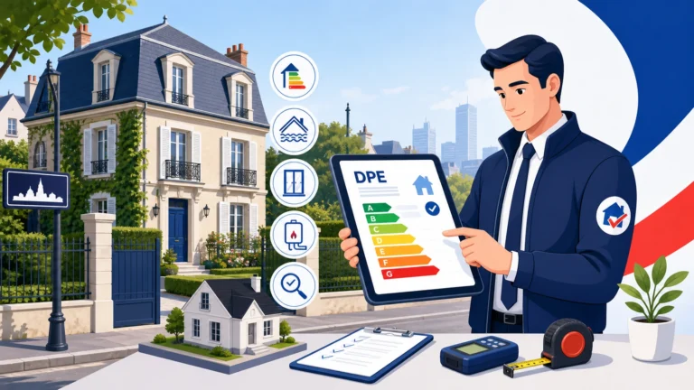 DPE maison Rueil-Malmaison FranceDPE vente maison ancienne Hauts-de-Seine