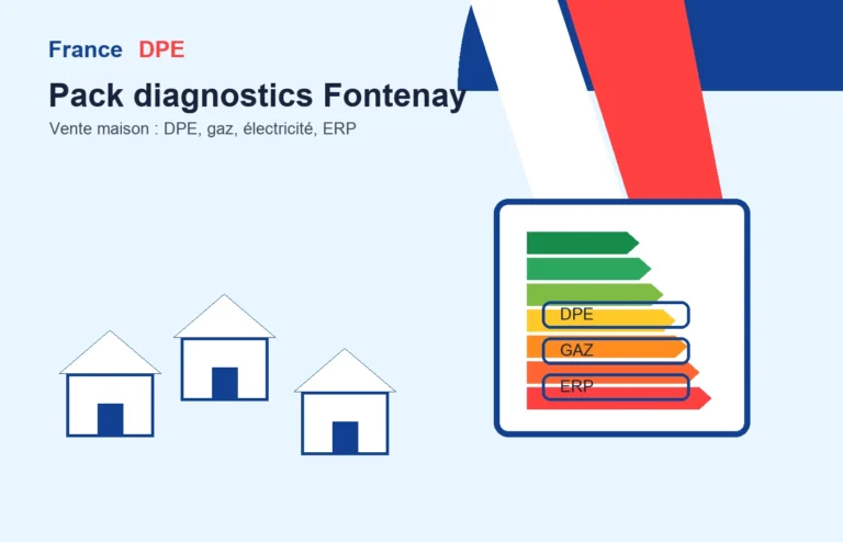Pack diagnostics juin 2026 à Fontenay-sous-Bois : vente maison complète