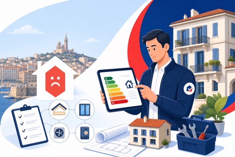 Mon DPE est mauvais à Marseille : que faire avant de vendre ?